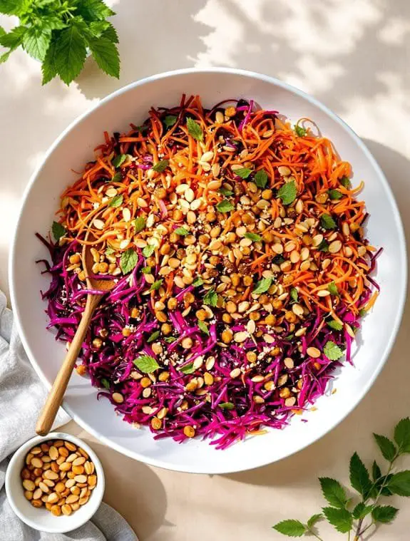 Sweet & Crunchy Rainbow Beet Slaw Recipe