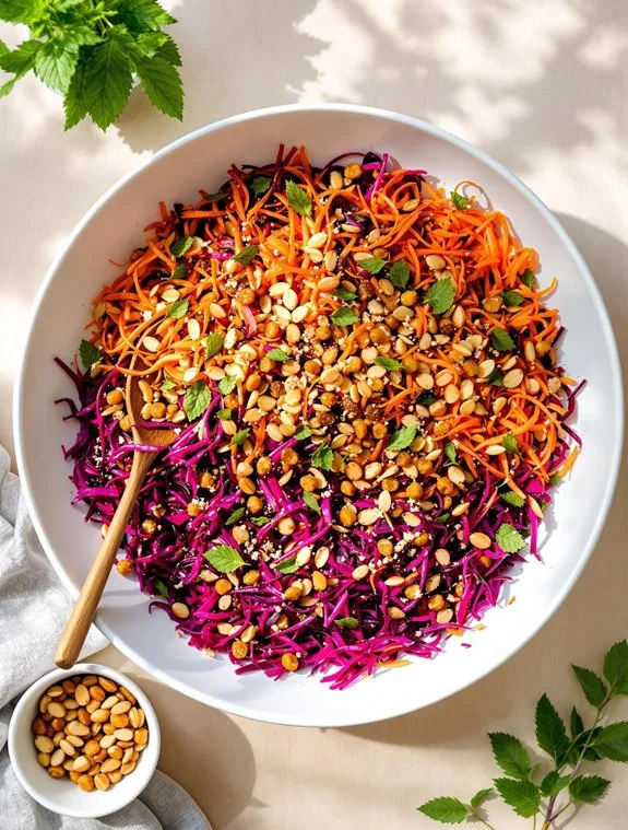 Sweet & Crunchy Rainbow Beet Slaw Recipe