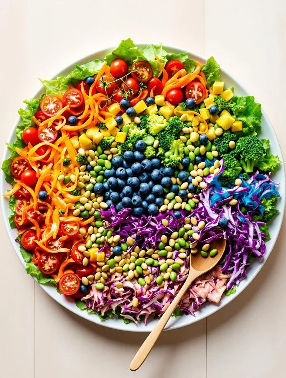 Vibrant Rainbow Salad Recipe: A Garden-Fresh Celebration
