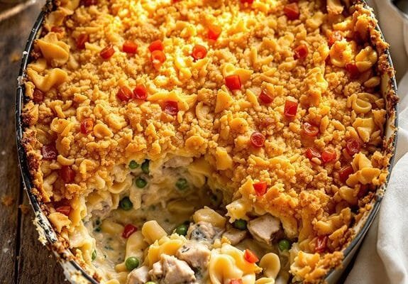 Cozy Family-Style Tuna Noodle Casserole Recipe
