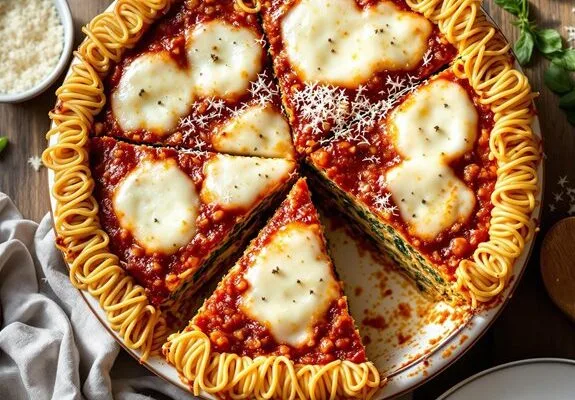 Cozy Family-Style Spaghetti Pie Recipe