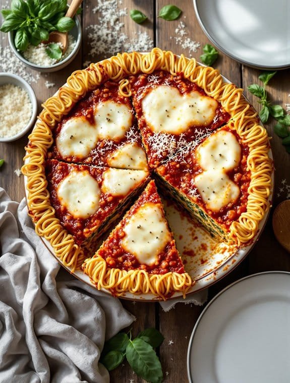 Cozy Family-Style Spaghetti Pie Recipe