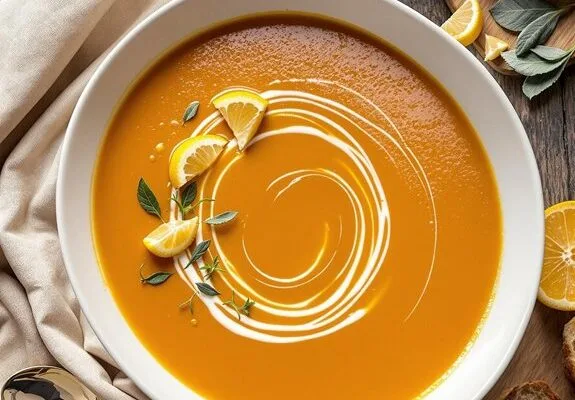 comforting golden beet soup