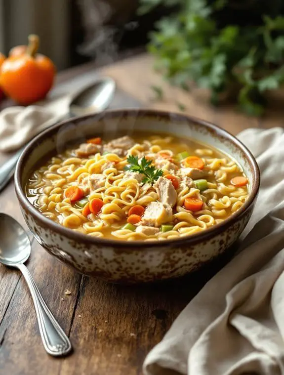 comforting homemade chicken soup