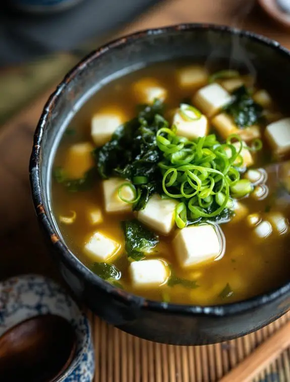 comforting homemade miso soup