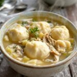 cozy chicken and dumplings