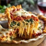 cozy family style spaghetti pie