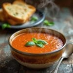 cozy homemade tomato soup