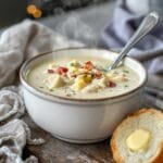 cozy new england clam chowder