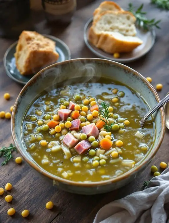 Cozy Homemade Split Pea & Ham Soup Recipe
