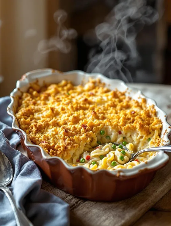 cozy tuna noodle casserole
