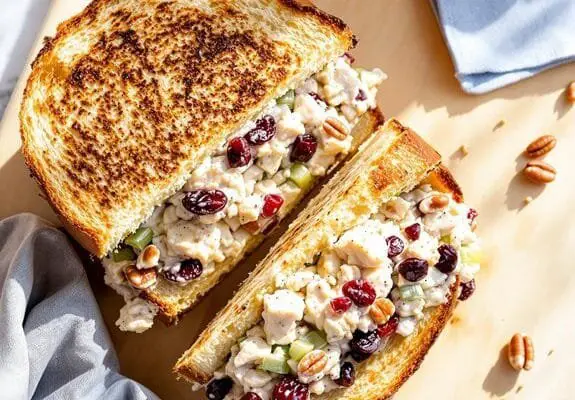 Cranberry Pecan Chicken Salad Sandwich Recipe