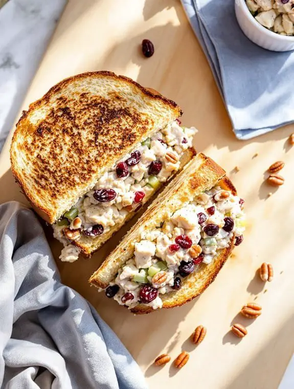 Cranberry Pecan Chicken Salad Sandwich Recipe