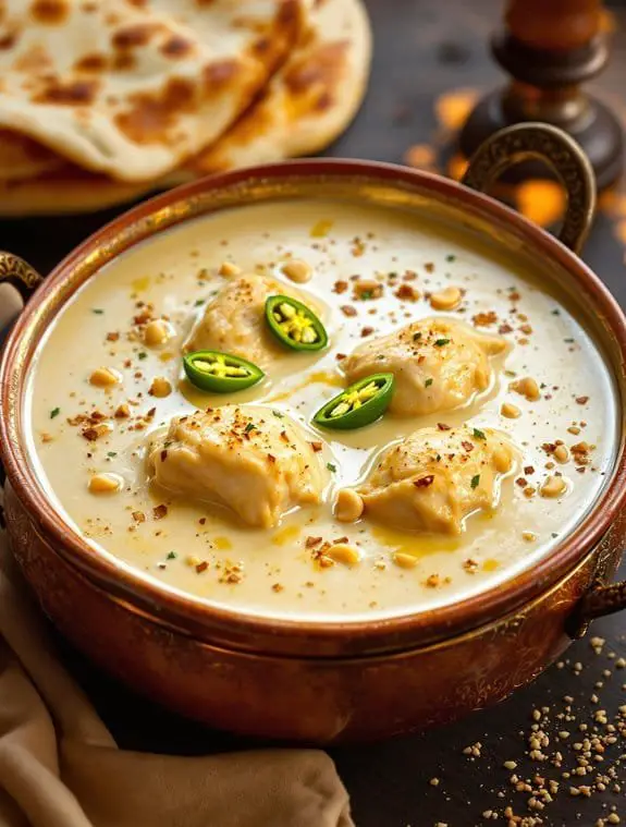 creamy bangladeshi chicken rezala
