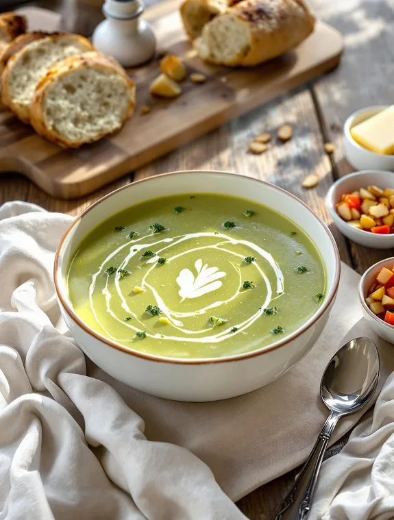 Homemade Cream of Broccoli Soup Recipe