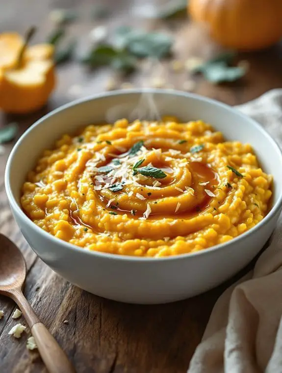 creamy brown butter risotto