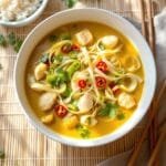 creamy crab yellow curry