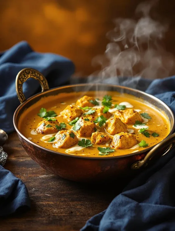 creamy dahi chicken recipe