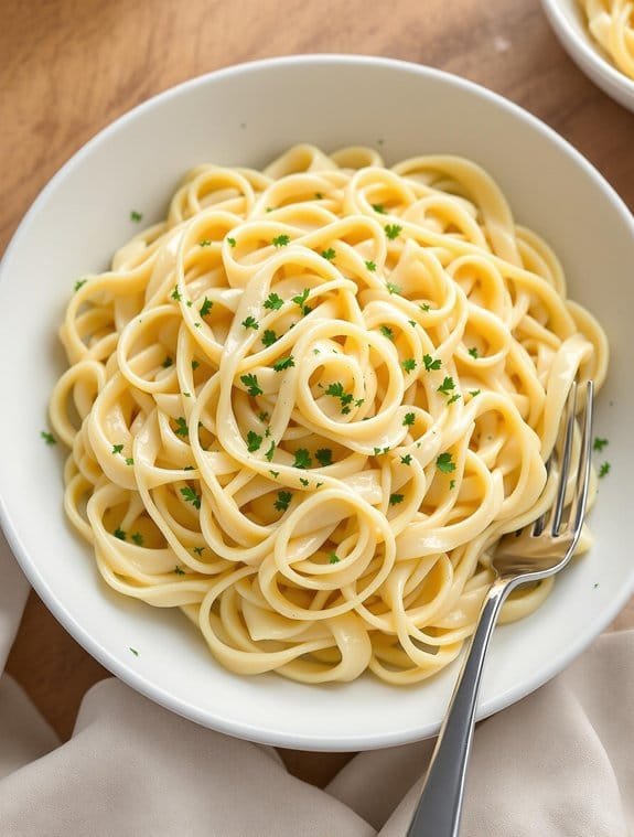creamy fettuccine alfredo recipe