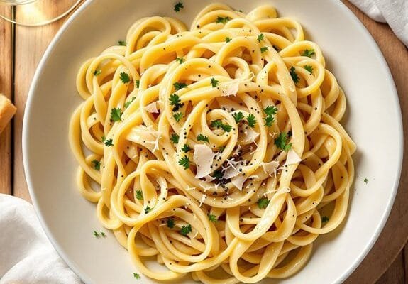 creamy fettuccine alfredo recipe