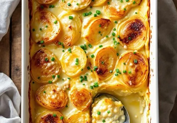 creamy goat cheese potatoes