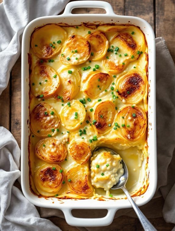 French Scalloped Potatoes Recipe With Goat Cheese