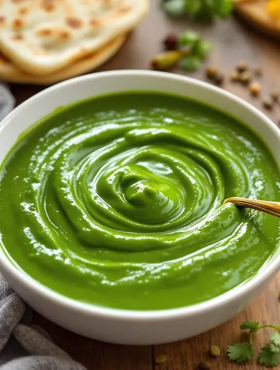 creamy indian saag sauce