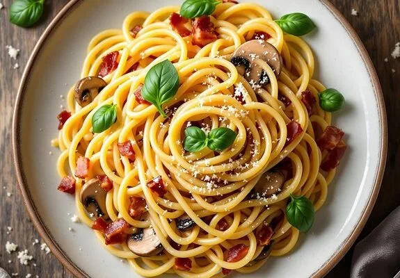 creamy italian carbonara delight