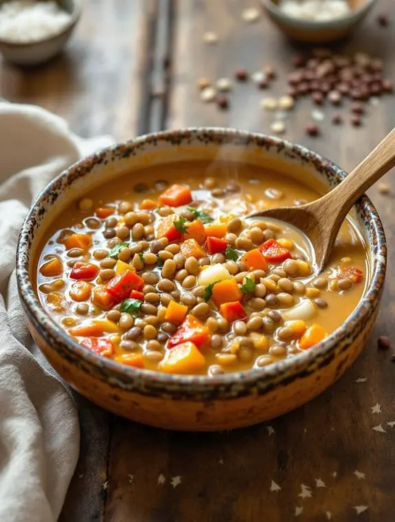 creamy lentil coconut stew