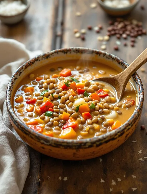 creamy lentil coconut stew