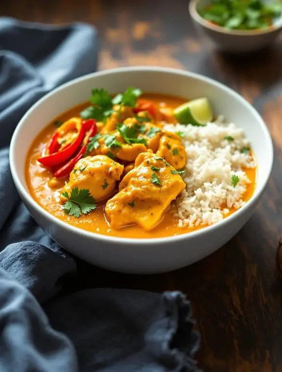 creamy mango thai curry