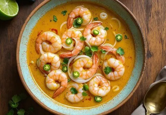 creamy prawn coconut curry