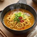 creamy spicy peanut butter ramen