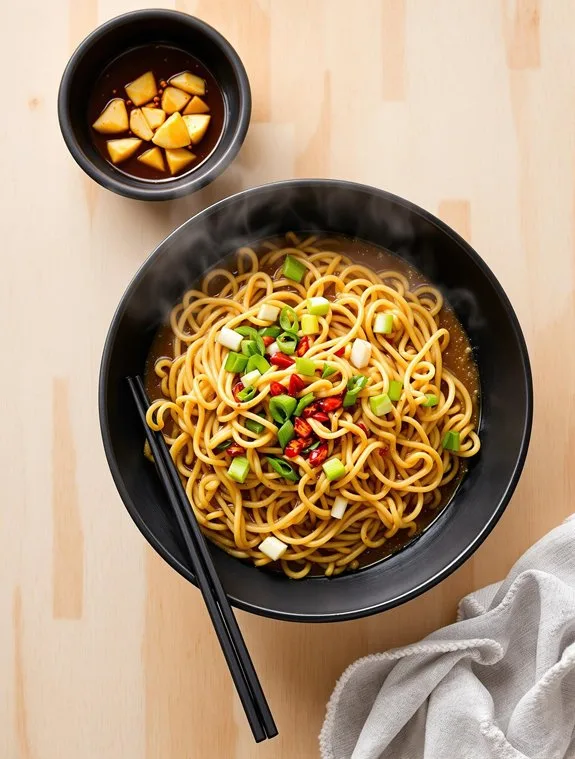 Creamy Spicy Peanut Butter Ramen Recipe