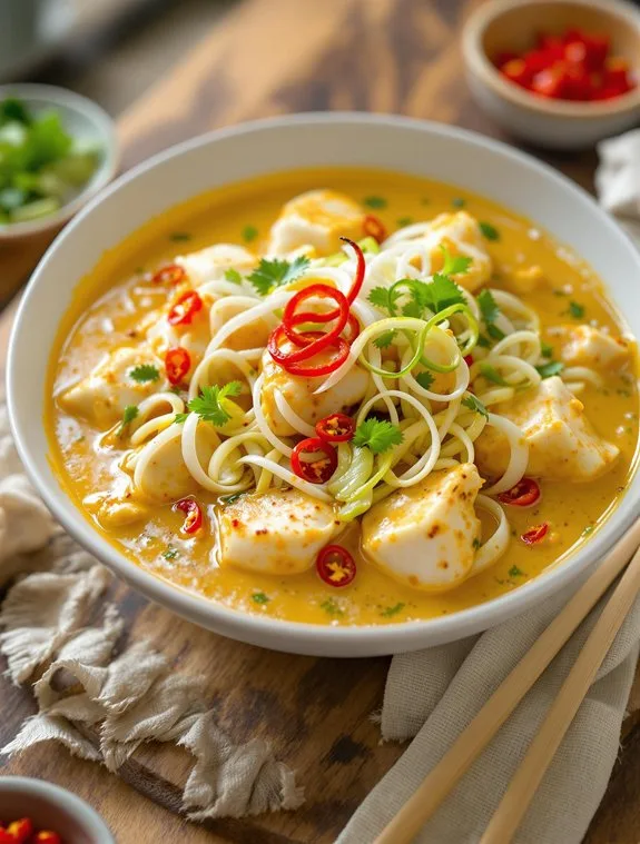 creamy thai curry crab