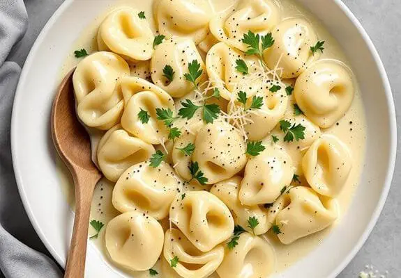 Creamy Homemade Tortellini Alfredo Recipe From Scratch
