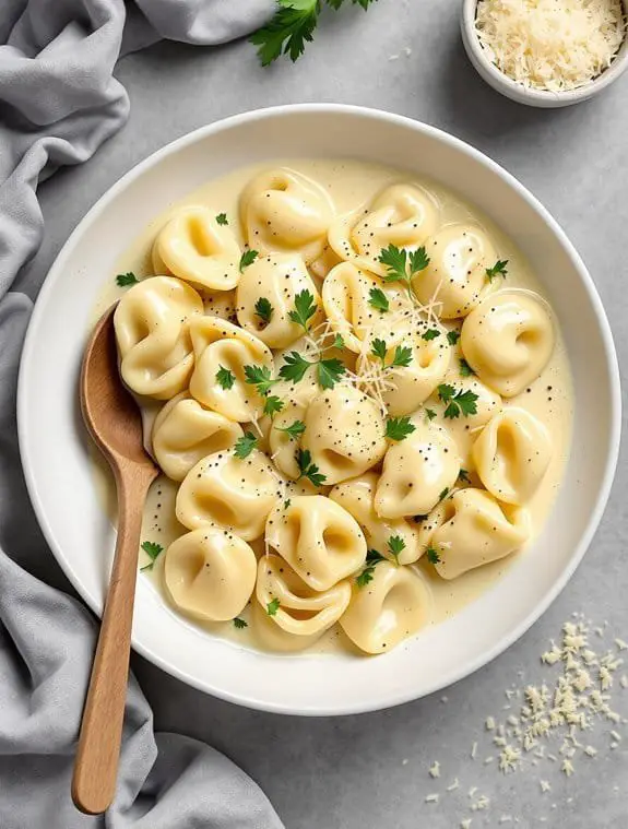 Creamy Homemade Tortellini Alfredo Recipe From Scratch