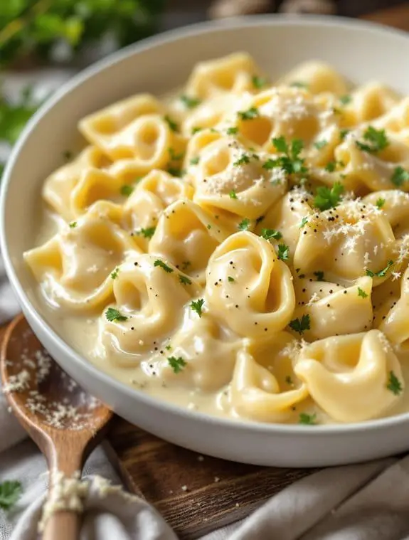 creamy tortellini alfredo recipe