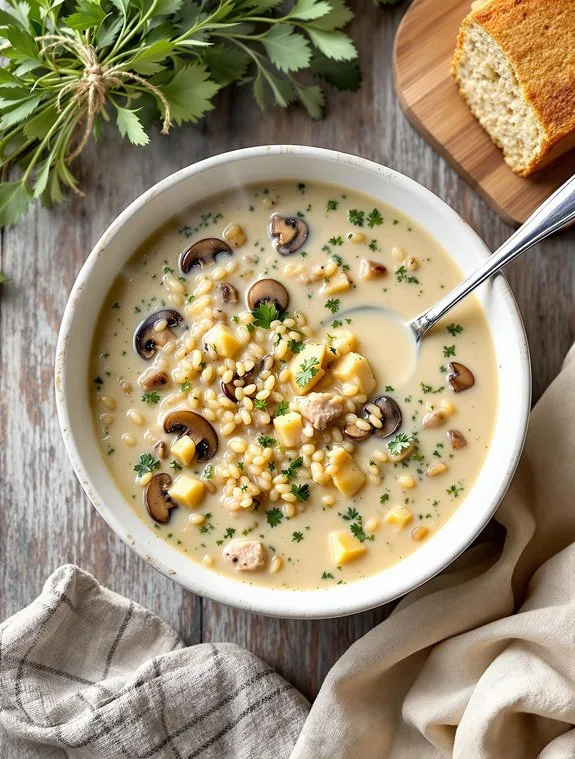 Creamy Homestyle Turkey and Wild Rice Soup Recipe