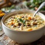 creamy turkey wild rice soup