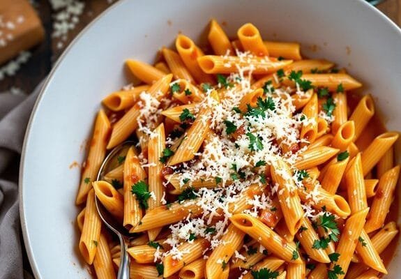 creamy vodka penne pasta
