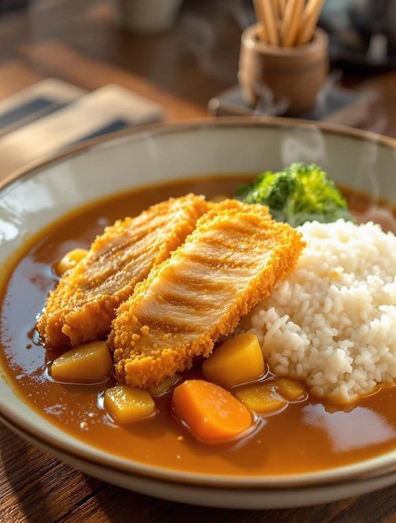 crispy chicken flavorful curry