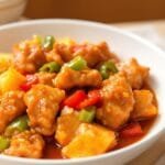 crispy chicken in sweet sauce