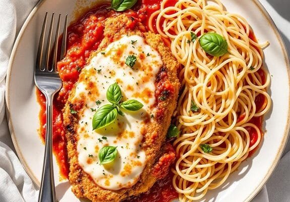crispy chicken parmesan delight