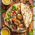 crispy falafel wrap recipe