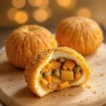 crispy golden japanese curry bread
