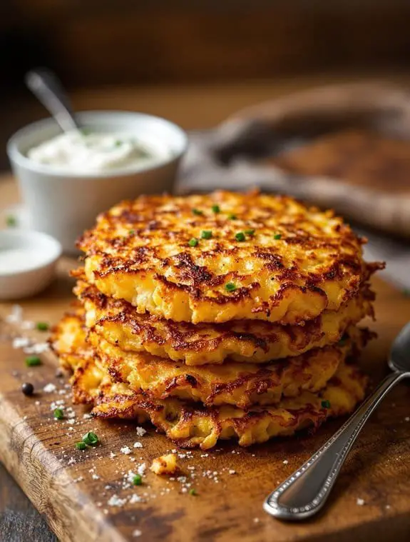 crispy golden potato hash browns