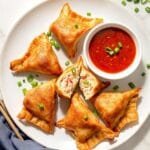crispy homemade crab rangoon