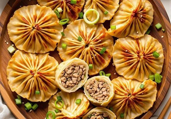 crispy homemade pork dumplings
