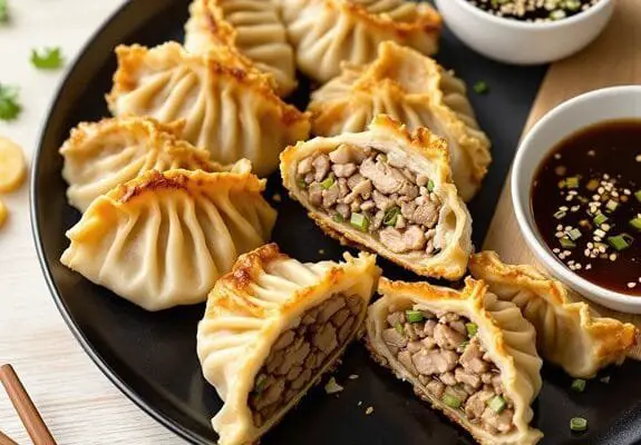 Crispy Homemade Pork Potstickers Recipe